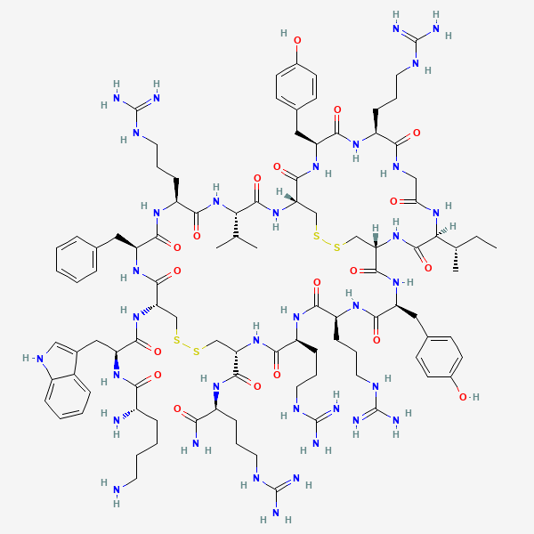 Two-dimensional chemical structure of thymosin alpha-1 (thymalfasin), a 28-amino-acid N-terminally acetylated peptide derived from the N-terminus of pro-thymosin-α, showing the linear peptide backbone with the characteristic N-acetyl modification and C-terminal asparagine free acid.